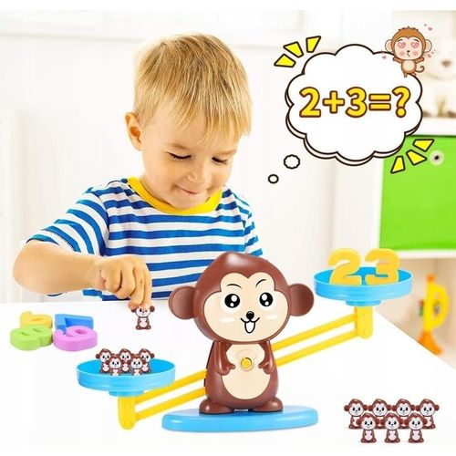 Waga Szalkowa Małpka Gra Edukacyjna Nauka Liczenia na Arena.pl