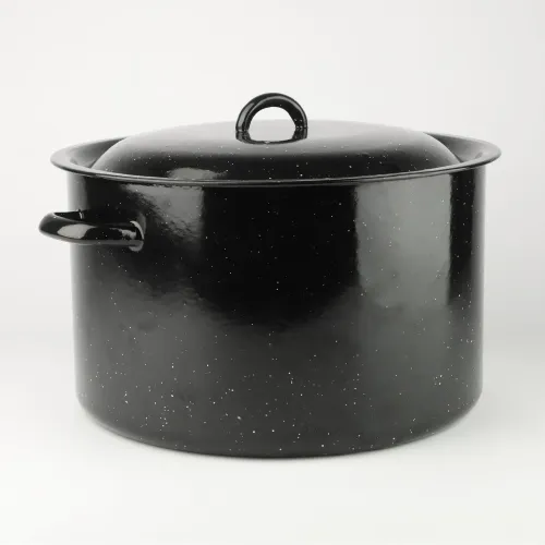 GARNEK EMALIOWANY POWIDLAK Z SITKIEM 15 L DO GOTOWANIA POTRAW PRZETWORÓW na Arena.pl