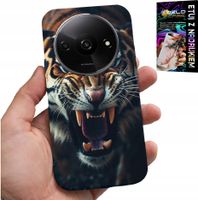 ETUI DO XIAOMI REDMI A3 - TYGRYS LEW SAFARI ZWIERZĘCE WZORY PLECKI