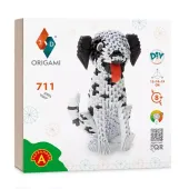 Zabawka kreatywna dla dzieci i dorosłych Origami 3D Dalmatyńczyk 711 el.