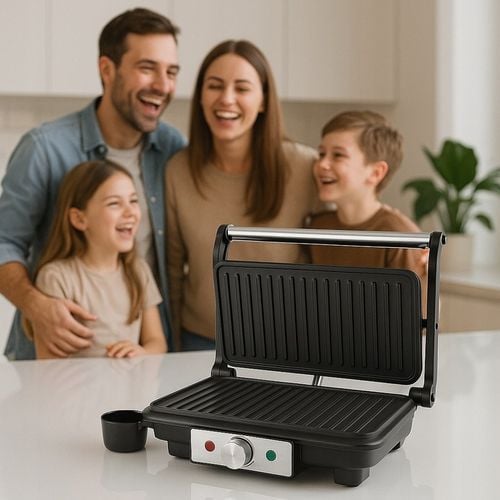 Grill elektryczny opiekacz Riwall Soczysty panini 1800W na Arena.pl