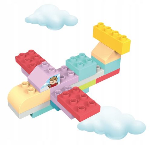 KLOCKI budowlane konstrukcyjne DUŻE ELEMENTY podwozia Zestaw XXL 86 el. na Arena.pl