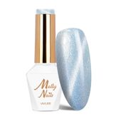 Lakier hybrydowy LED/UV Gel Polish Blues Cat Eye Nr 184 MollyNails 8g