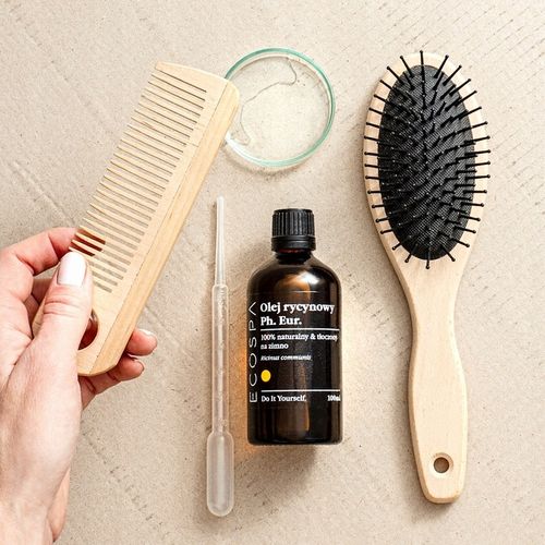 NATURALNY OLEJ RYCYNOWY NIERAFINOWANY TWARZ WŁOSY BRWI RZĘSY 100 ML ECOSPA na Arena.pl