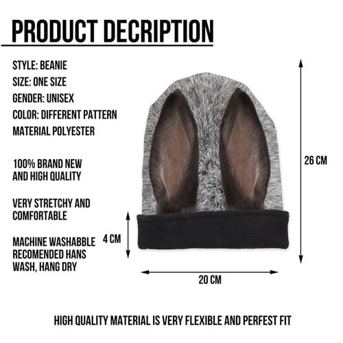 CZAPKA BEANIE BUNNY EARS na Arena.pl