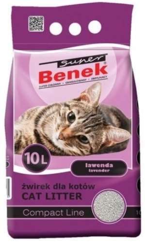 Żwirek Super Benek Compact Lawenda 10 L Active na Arena.pl