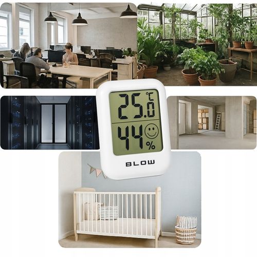 3x STACJA POGODOWA POGODY TERMOMETR MINI HIGROMETR BATERIA MAGNES na Arena.pl