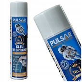 KLEJ TAPICERSKI W SPRAYU DO TAPICERKI MATERIAŁU TESKTYLIÓW PULSAR 600 ml