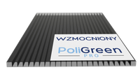 Poliwęglan komorowy WZMOCNIONY ProBrand 500x1050 dymny (szary) 4mm