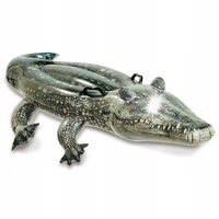 Materac do pływania INTEX Krokodyl Aligator 57551 zielony dla dzieci lato