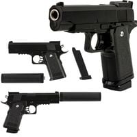 pistolet na kulki metalowy z tłumikiem  mpk-d1a