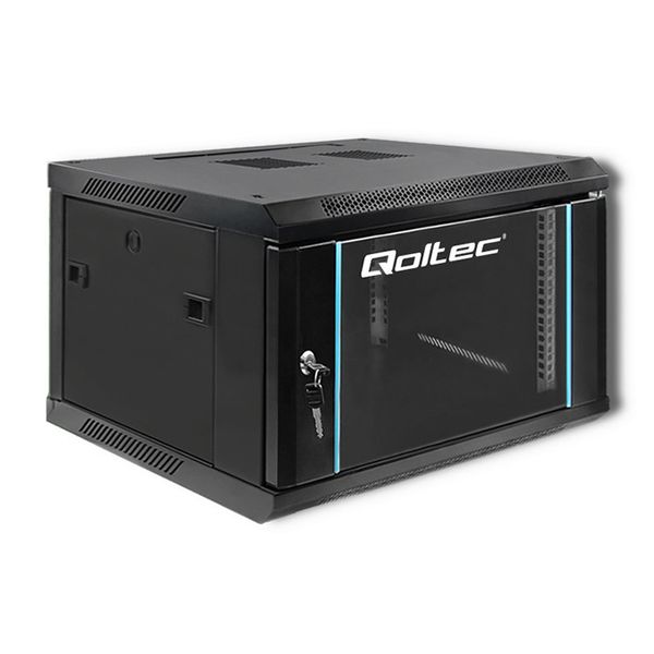 Qoltec Szafa RACK 19" | 6U | 600*370 zdjęcie 1