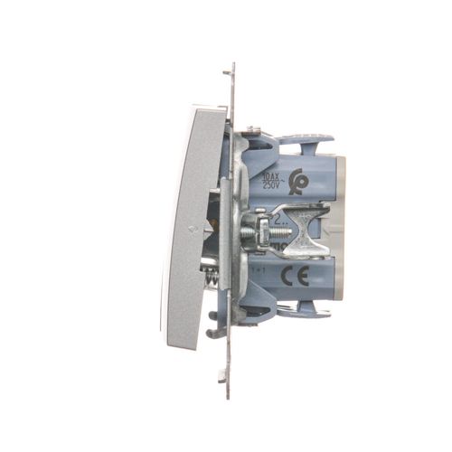 Simon54 Przycisk zwierny podwójny DP2.01/43 srebrny na Arena.pl