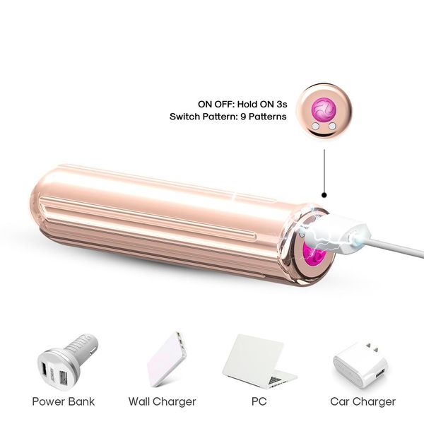 Mały Mini Masażer Stymulator Łechtaczki 9 Tryb 8Cm zdjęcie 5