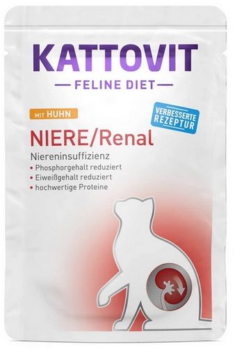 Kattovit Feline Diet Niere/Renal kurczak saszetka 85g na Arena.pl