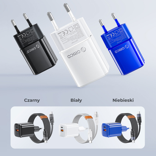 Orico Ładowarka GaN 35W USB-A + USB-C na Arena.pl