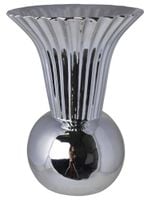 Wazon ceramiczny srebrny