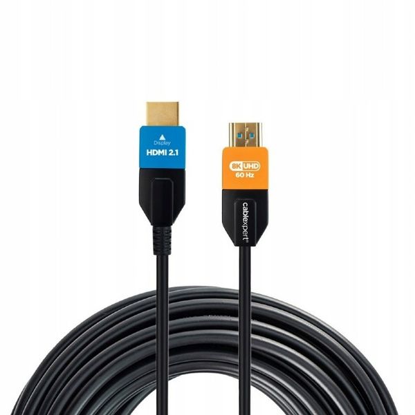 KABEL OPTYCZNY HDMI 2.1 AOC 8K PRZEWÓD ŚWIATŁOWODOWY 8K 60Hz 30M GEMBIRD zdjęcie 1