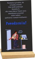STATUETKA RAMKA podziękowanie za współpracę odejście z pracy twoje życzenia