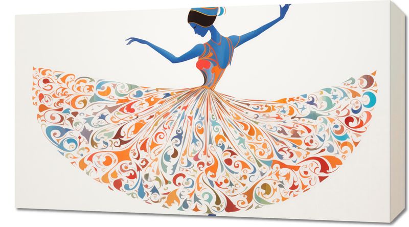 Obraz 70x40cm Wirująca Balerina zdjęcie 1