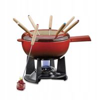 Zestaw do fondue serowego dla 8 osób 2 L SPRING czerwony