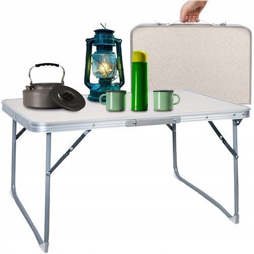 Stół turystyczny Trizand 60 x 40 x 26 cm brązowy na Arena.pl