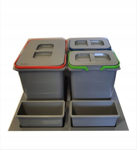 POJEMNIKI REJS DO 60cm 1X15 2X7L DO SEGREGACJI NA ODPADY PRAKTIKO NA na Arena.pl