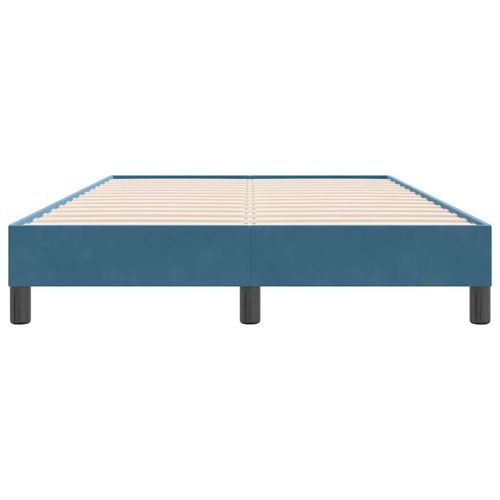 Łóżko typu Box Spring bez materaca Ciemnoniebieskie 120x220 cm na Arena.pl