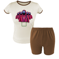 Krótka Piżama dziecięca - Squid Game - Nowy Sezon