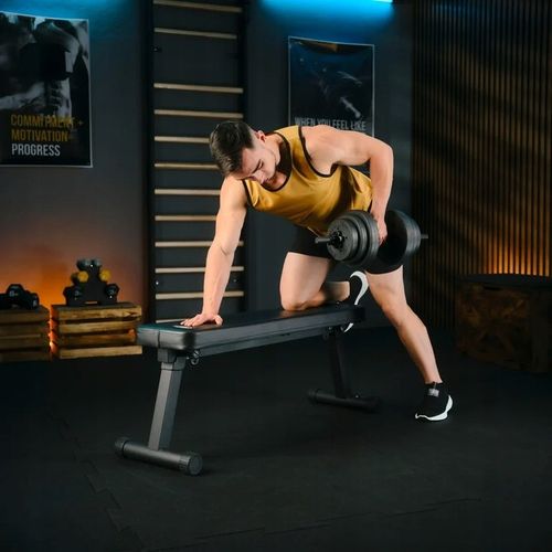 Hantle regulowane bitumiczne sztanga 40kg zestaw hantli 2x20kg Trex Sport na Arena.pl