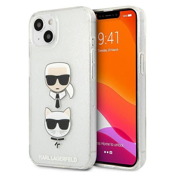 Etui Karl Lagerfeld do iPhone 13 mini, Srebrny zdjęcie 1