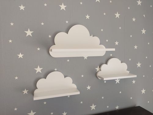 Bardzo solidna Półka Chmurka zestaw 3 szt OKAZJA na Arena.pl