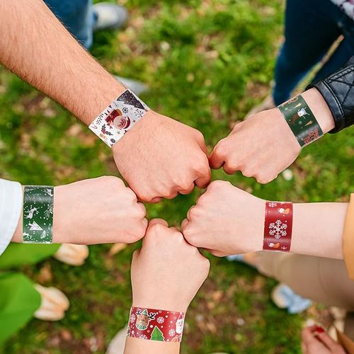 Samozaciskowe opaski na rękę świąteczne zestaw 48 sztuk na Arena.pl