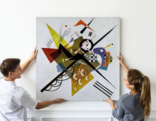 Obraz na płótnie abstrakcja wassily kandinsky 70x70 cm na Arena.pl