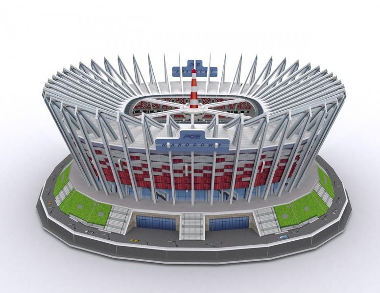 Puzzle 105 elementów 3D Stadion PGE Narodowy zdjęcie 3