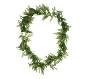 Naszyjnik hawajski zielone listki