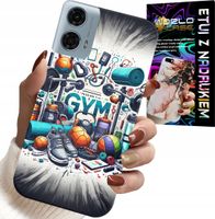 ETUI DO MOTOROLA G34 5G - SIŁOWNIA GYM FITNESS SPORT CASE + FOLIA