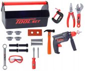 LT43 SKRZYNKA NA NARZEDZIA ZESTAW WARSZTATOWY OKULARY OCHRONNE WIERTARKA