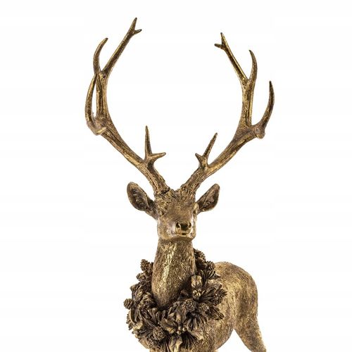 Figurka dekoracyjna świąteczna jeleń renifer duży 71x44cm Brązowy na Arena.pl