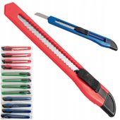 Nożyk do Tapet Folii Papieru Kartonu Nóż budowlany Ostry Łamany Wąski 9 mm