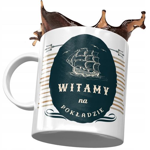 Kubek Na Powitanie Przywitanie W Pracy Z Nadrukiem Ze Zdjęciem na Arena.pl