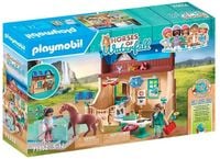 Zestaw z figurkami Horses 71352 Hipoterapia i lecznica zwierząt