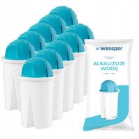 Filtr do wody Wessper alkaliczny pH+ do dzbanek Crystal Dafi zamiennik 10x