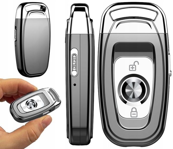 Ukryty Mini Dyktafon Kluczyk Brelok Klips 16GB HD zdjęcie 1