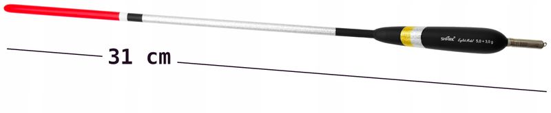 WAGGLER SPŁAWIK PRZELOTOWY Z BALSY 5,0+3,0 g - 31 cm dociążenie regulowane zdjęcie 2