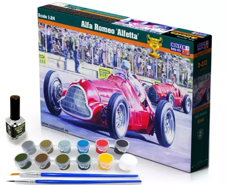 Model samochodu D-222 ALfa Romeo Alfetta, 1:24 zdjęcie 1