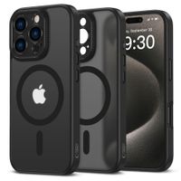 Etui Tech-Protect MagCam TPU i PC DO iPhone 16 Pro Czarne Matowe