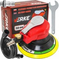 SZLIFIERKA OSCYLACYJNA PNEUMATYCZNA MIMOŚRODOWA DREWNA METALU 150mm 2,5mm