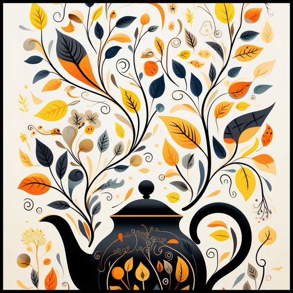 Plakat 90x90cm Jesienna Melodia zdjęcie 2