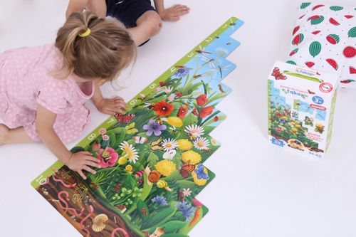 Puzzle do liczenia - Łąka, 55 elementów na Arena.pl